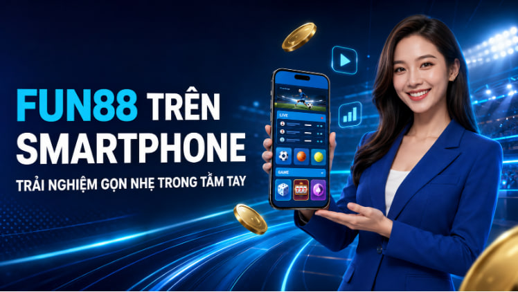 FUN88 Trên Smartphone - Trải Nghiệm Gọn Nhẹ Trong Tầm Tay