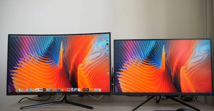 So sánh kích thước màn hình 24 inch 27 inch và 32 inch