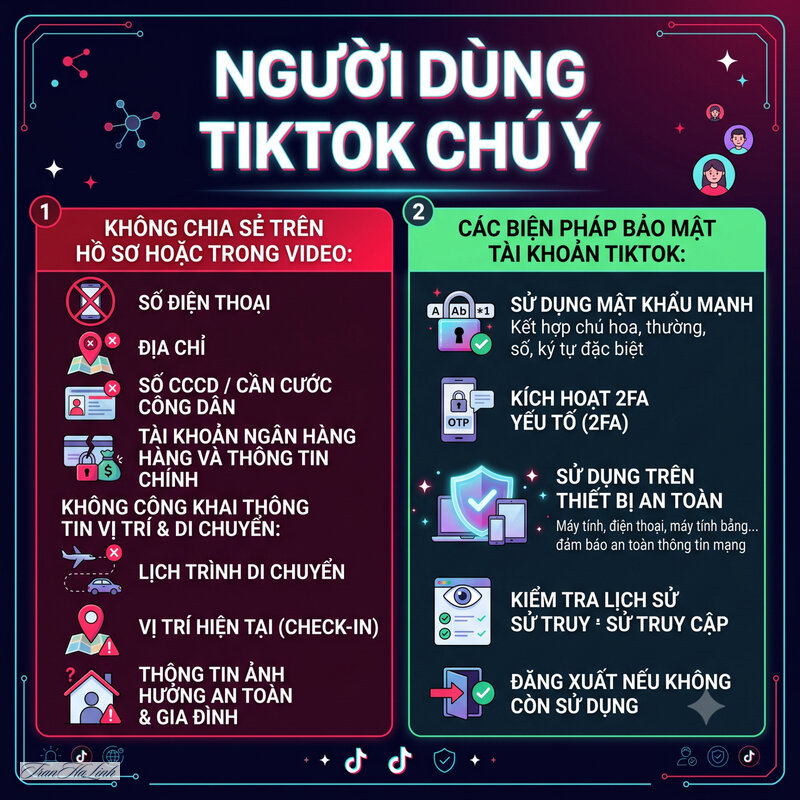 Cách bảo mật tài khoản TikTok - Nhận diện các chiêu lừa đảo phổ biến Cách bảo mật tài khoản TikTok - Nhận diện các chiêu lừa đảo phổ biến