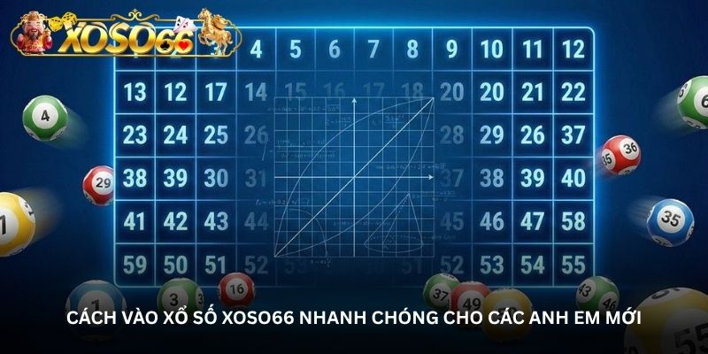 Cách vào Xổ số Xoso66 nhanh chóng cho các anh em mới