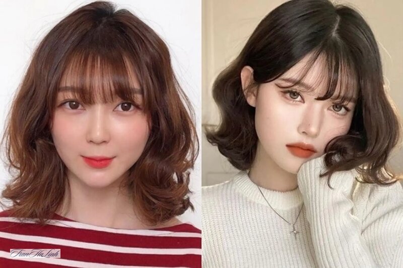 Kiểu tóc ngắn cho nữ mặt tròn - Để tóc ôm nhẹ khuôn mặt